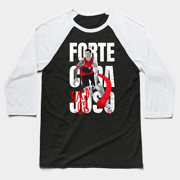 Flamengo - Yago Mateus #2 Baseball T-Shirt by Vallegrito